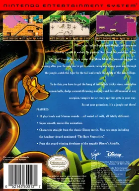 Jungle Book, The (USA) box cover back